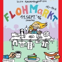 Flohmarkt-Flyer Kita Regenbogenfisch